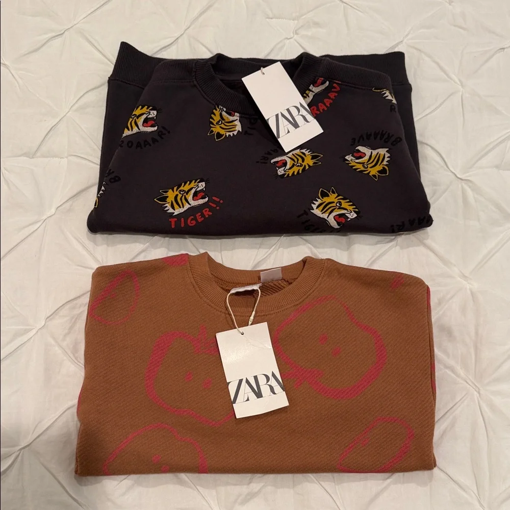 New Zara 2 Sweaters Size 3-4 Years
